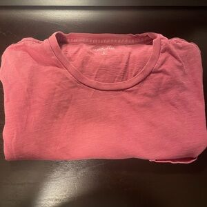 J Crew - Washed Red Pocket Tee - Size L